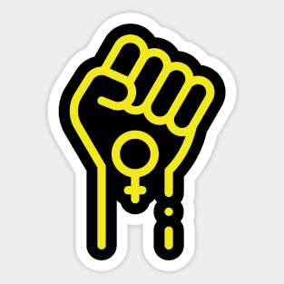 protect women's rights Sticker